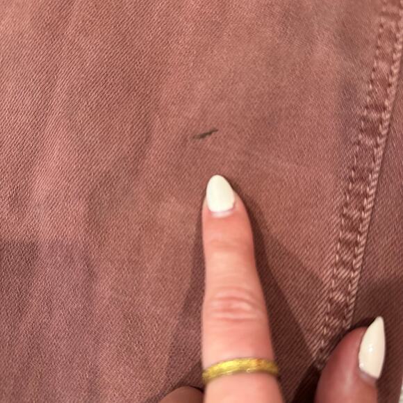 LOVERVET Women's Tummy Control Crop Straight Jeans Size 16W In Burgundy - Picture 5 of 14